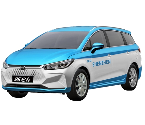 BYDs meistverkauftes rein elektrisches Taxi, der neue e6, hat eine Reichweite von 500 km.