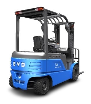Hergestellt in China, BYD vier Dreh-Balance Gewicht 1,6-1,8 Tonnen reinen elektrischen Gabelstapler für Single Drive