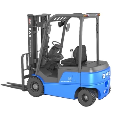 Hergestellt in China, BYDs Vier-Pivot-Gleichgewicht Gewicht 1,6-1,8 Tonnen reinen elektrischen Gabelstapler für Dual Drive