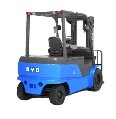 Der in China hergestellte, BYD-gestützte, vier-Pivot-Gleichgewichts-Forklift mit einem Gewicht von 4,0-4,5-5,0 Tonnen für Dual Drive