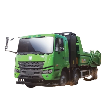 China Geely, CATL Batterie, 282 Grad Batteriewechsel, 8X4 reine elektrische Mülltruck M7 für den Transport von städtischem Abfall