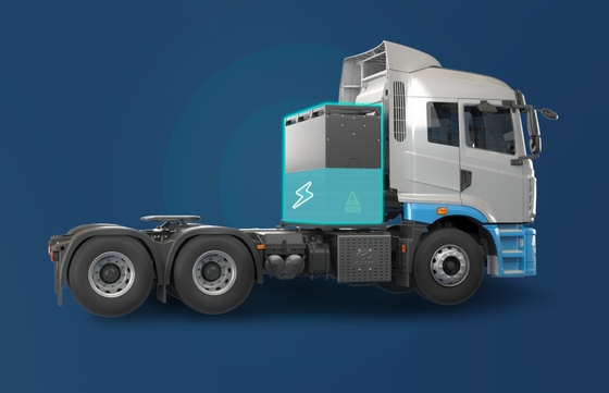 China Geely, Standard-Version, Yiwei 282Kwh Kraftwechsel, 6x4 rein elektrischer Traktor für Stahlwerke und Bergbau