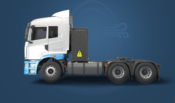 China Geely, Standard-Version, Yiwei 282Kwh Kraftwechsel, 6x4 rein elektrischer Traktor für Stahlwerke und Bergbau