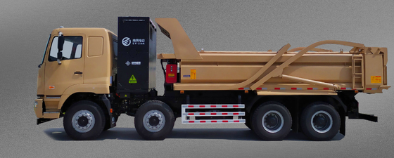 Geely Remote M5 Pure Electric Dump Truck 8x4 Aufladen und Wechseln Integrierte Version 282 kWh
