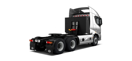 BYD 6x4 rein elektrischer Traktor mit automatischem Getriebe (Version mit 355-Grad-Ladung)