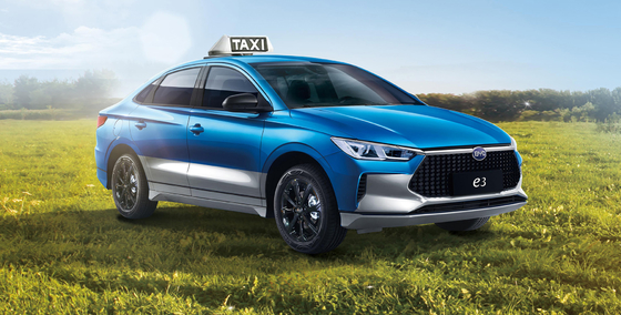 BYD reines elektrisches E3-Taxi hat eine Reichweite von 401 km