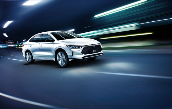 BYD reines elektrisches E3-Taxi hat eine Reichweite von 401 km