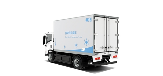 Heißer Verkauf 180KM BYD reine elektrische Kühlschachtel LKW Stadt Lieferung