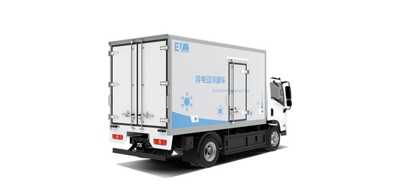 Heißer Verkauf 180KM BYD reine elektrische Kühlschachtel LKW Stadt Lieferung