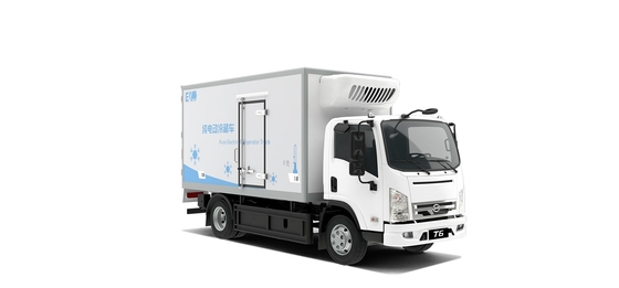 Heißer Verkauf 180KM BYD reine elektrische Kühlschachtel LKW Stadt Lieferung