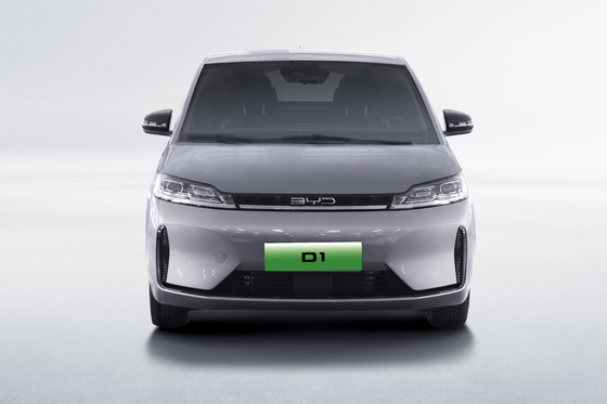 China machte 418KM seitliche Schiebetür BYD D1 reine elektrische Limousine geteiltes Auto