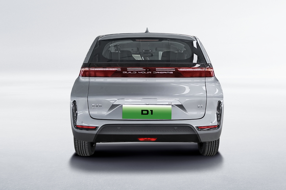 China machte 418KM seitliche Schiebetür BYD D1 reine elektrische Limousine geteiltes Auto