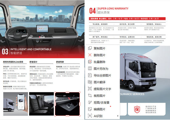 Spezifikationen für T5 rein elektrische Leichtfahrzeuge